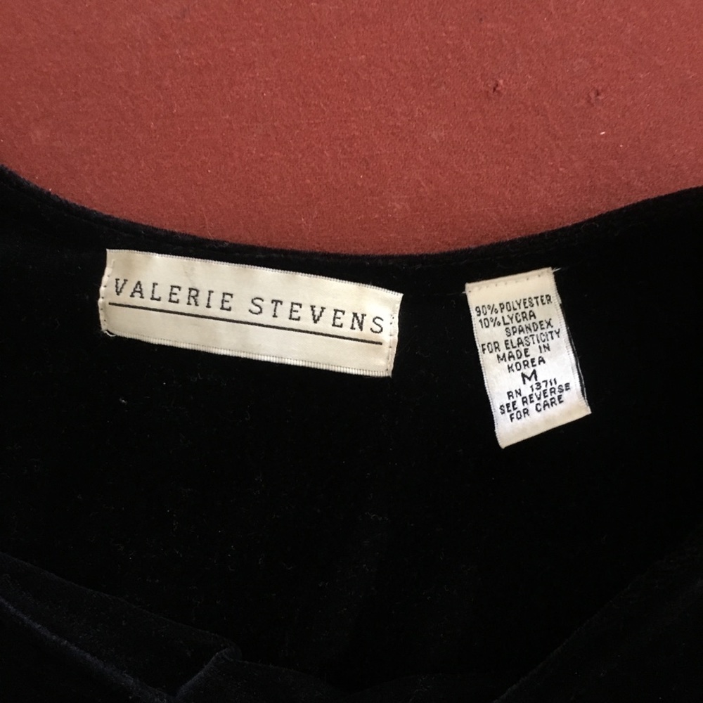 Black Velvet Dress - Picture 2 of 2